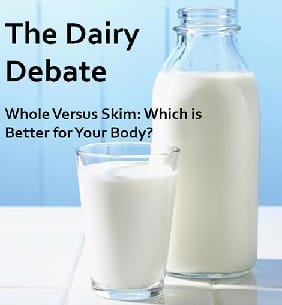 whole milk vs skim milk sugar