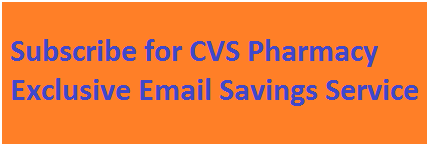 CVS Pharmacy Exclusive Email Savings Service